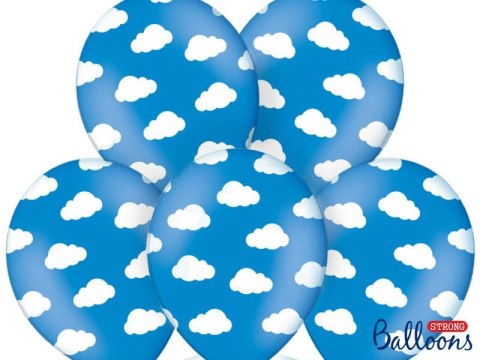 Balony Lateksowe, Chmurki Pastelowe Chabrowe, 30cm (1 op. / 50 szt.) Balony Lateksowe, Chmurki Pastelowe Chabrowe, 30cm (1 op. / 50 szt.)