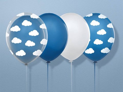 Balony Lateksowe, Chmurki Pastelowe Chabrowe, 30cm (1 op. / 50 szt.) Balony Lateksowe, Chmurki Pastelowe Chabrowe, 30cm (1 op. / 50 szt.)