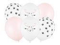 Balony lateksowe Kotek, mix, 30cm, 6 szt.