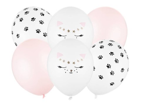 Balony lateksowe Kotek, mix, 30cm, 6 szt. Balony lateksowe Kotek, mix, 30cm, 6 szt.