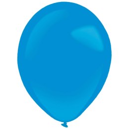 Balony lateksowe Niebieskie, Decorator Standard Bright Royal Blue, 28cm, 50 szt.