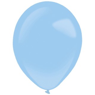 Balony lateksowe Niebieskie, Decorator Standard Pastel Blue, 28cm, 50 szt.