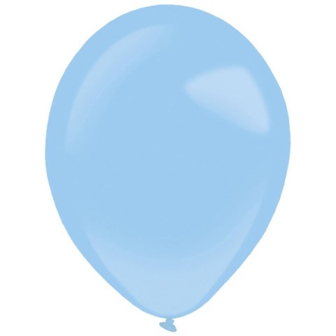 Balony lateksowe Niebieskie, Decorator Standard Pastel Blue, 28cm, 50 szt.