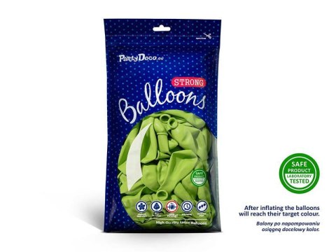 Balony lateksowe Strong, Limonkowe, Pastel Lime Green, 30cm, 10 szt. Balony lateksowe Strong, Limonkowe, Pastel Lime Green, 30cm, 10 szt.