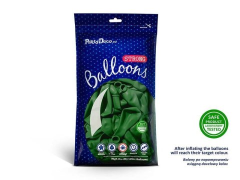 Balony lateksowe Strong, Zielone, Pastel Emerald Green, 30cm, 100 szt. Balony lateksowe Strong, Zielone, Pastel Emerald Green, 30cm, 100 szt.