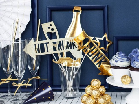 Gadżety do zdjęć Let's Celebrate, mix, złoty Gadżety do zdjęć Let's Celebrate, mix, złoty