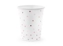 Kubeczki Kropki, Białe, rose gold 260ml Kubeczki Kropki, Białe, rose gold 260ml