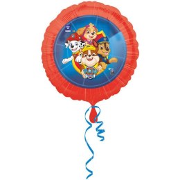 Balon Foliowy - Psi Patrol okrągły, 43cm