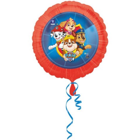 Balon Foliowy - Psi Patrol okrągły, 43cm Balon Foliowy - Psi Patrol okrągły, 43cm