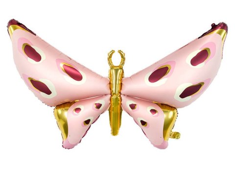 Balon foliowy Motyl różowy 120x 87cm Balon foliowy Motyl różowy 120x 87cm