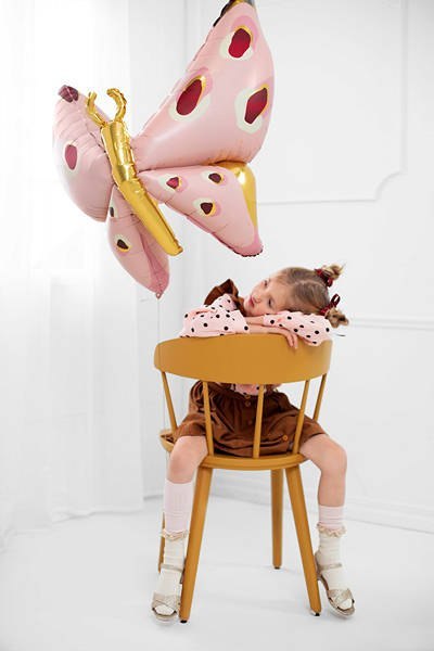Balon foliowy Motyl różowy 120x 87cm Balon foliowy Motyl różowy 120x 87cm