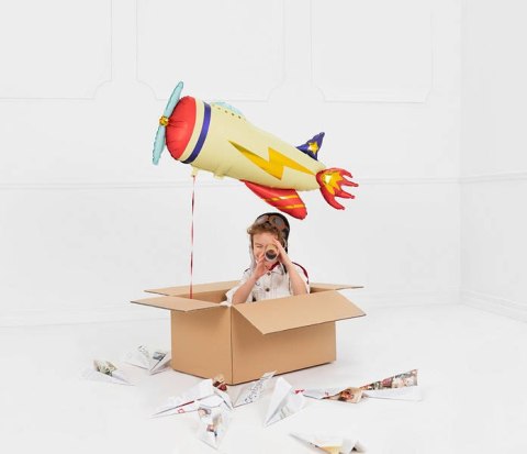 Balon foliowy Samolot, 91x39cm Balon foliowy Samolot, 91x39cm