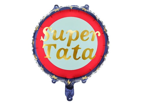 Balon foliowy Super Tata, dzień ojca 45 cm Balon foliowy Super Tata, dzień ojca 45 cm