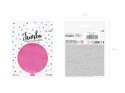 Balon lateksowy Gigant, Fuksja, Pastel Fuchsia, 60 cm, 1szt.