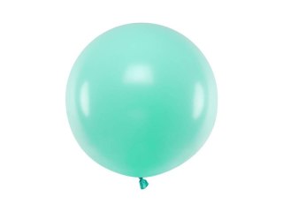 Balon lateksowy Gigant, Miętowy, Pastel Light Mint, 60 cm, 1szt