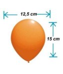 Balony lateksowe Chrome Ciemny Grafit, 12,5 cm, 100 szt.