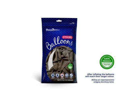Balony lateksowe Strong, Pastel Cappuccino, 12cm, 100 szt. Balony lateksowe Strong, Pastel Cappuccino, 12cm, 100 szt.