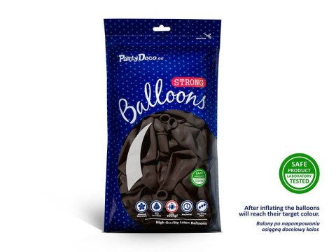 Balony lateksowe Strong, Pastelowe Kakaowy Brązowy, Pastel Cocoa Brown, 30cm, 100 szt. Balony lateksowe Strong, Pastelowe Kakaowy Brązowy, Pastel Cocoa Brown, 30cm, 100 szt.