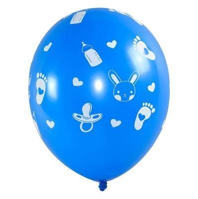 Balony lateksowe na Baby Shower dla chłopca 28cm, 5 szt. Balony lateksowe na Baby Shower dla chłopca 28cm, 5 szt.