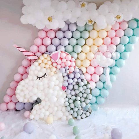 Girlanda balonowa macaron, zestaw pastelowy tęczowy, 78 balonów Girlanda balonowa macaron, zestaw pastelowy tęczowy, 78 balonów