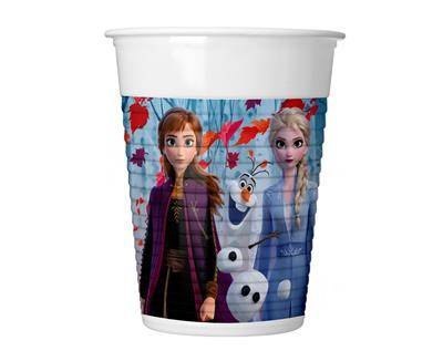Kubeczki plastikowe, Frozen Kraina Lodu 2, 200 ml, 8 szt.