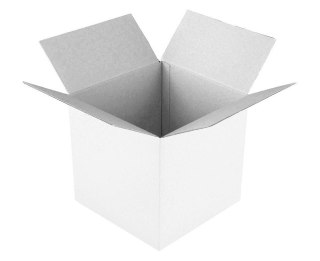 Pudełko prezentowe Karton klapowy pudło 65x65x65 cm, biały, 5 szt.