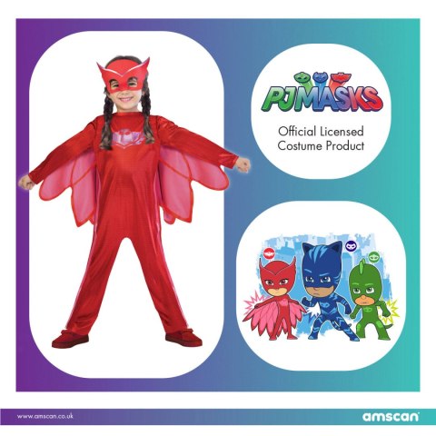 Strój, Kostium przebranie Pidżamersi Pj Masks Owlette 7-8 lat Strój, Kostium przebranie Pidżamersi Pj Masks Owlette 7-8 lat