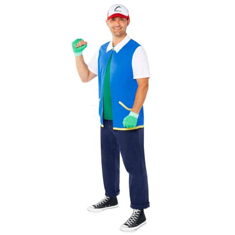Strój, Kostium przebranie Pokemony Ash rozmiar M/L Strój, Kostium przebranie Pokemony Ash rozmiar M/L
