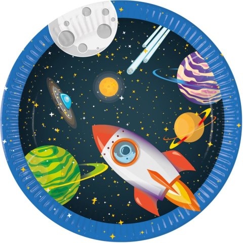 Talerzyki Kosmos rakieta, 23 cm, 8 szt. Talerzyki Kosmos rakieta, 23 cm, 8 szt.