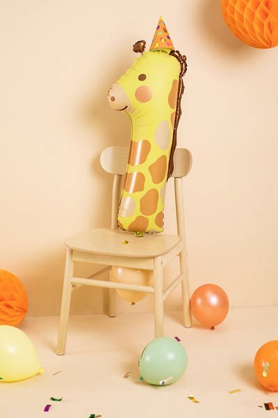 Balon foliowy Cyfra 1 - Żyrafa, 90cm Balon foliowy Cyfra 1 - Żyrafa, 90cm