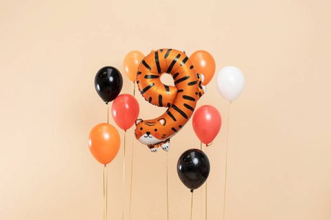 Balon foliowy Cyfra 9 - Tygrys, 87 cm Balon foliowy Cyfra 9 - Tygrys, 87 cm