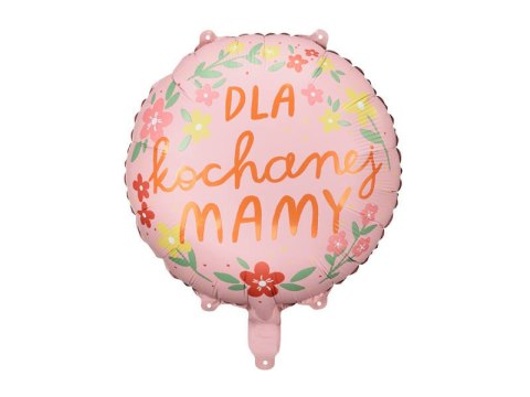 Balon foliowy ''Dla kochanej mamy'', 45 cm Balon foliowy ''Dla kochanej mamy'', 45 cm