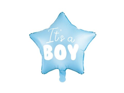 Balon foliowy Gwiazdka Niebieska - It's a boy, 48cm Balon foliowy Gwiazdka Niebieska - It's a boy, 48cm