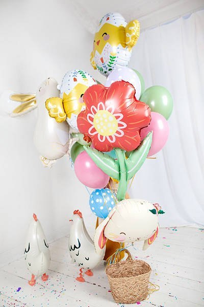 Balon foliowy Kurka stojąca, 48x60 cm Balon foliowy Kurka stojąca, 48x60 cm