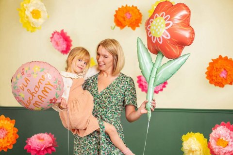 Balon foliowy Kwiatek, 53x96 cm Balon foliowy Kwiatek, 53x96 cm