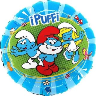 Balon foliowy Smerfy Grabo, 46cm