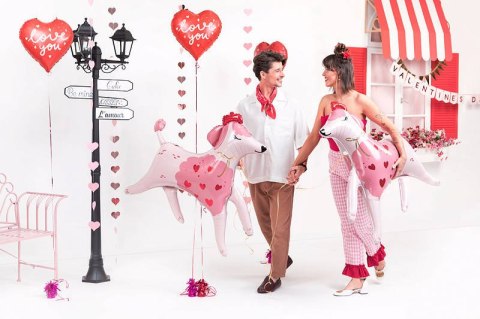 Balon foliowy serce I love you, czerwone 45 cm Balon foliowy serce I love you, czerwone 45 cm