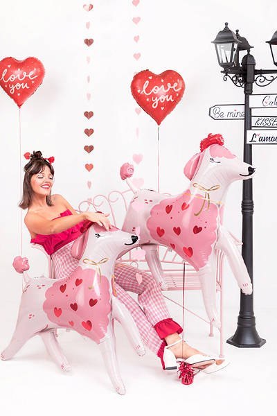 Balon foliowy serce I love you, czerwone 45 cm Balon foliowy serce I love you, czerwone 45 cm