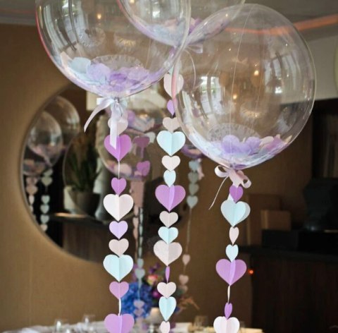 Balon przezroczysty, okrągły kryształowy bobo, 30 cali Balon przezroczysty, okrągły kryształowy bobo, 30 cali