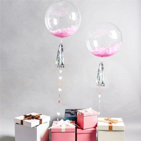 Balon przezroczysty, okrągły kryształowy bobo, 30 cali Balon przezroczysty, okrągły kryształowy bobo, 30 cali
