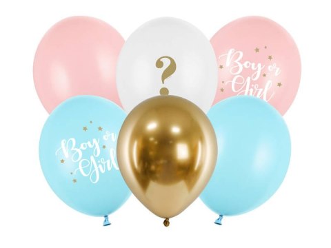 Balony lateksowe Boy or Girl, mix 30cm, 6 szt. Balony lateksowe Boy or Girl, mix 30cm, 6 szt.