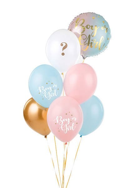Balony lateksowe Boy or Girl, mix 30cm, 6 szt. Balony lateksowe Boy or Girl, mix 30cm, 6 szt.