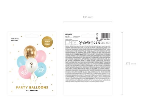 Balony lateksowe Boy or Girl, mix 30cm, 6 szt. Balony lateksowe Boy or Girl, mix 30cm, 6 szt.