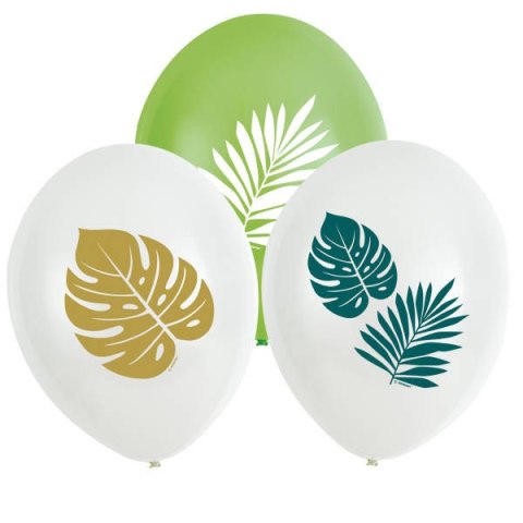 Balony lateksowe Monstery liście 28cm, 6 szt. Balony lateksowe Monstery liście 28cm, 6 szt.