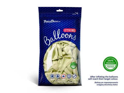 Balony lateksowe Strong, Kremowe, Pastel Light Cream, 30cm, 100 szt. Balony lateksowe Strong, Kremowe, Pastel Light Cream, 30cm, 100 szt.