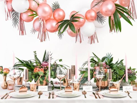 Balony lateksowe Strong, Różowe Złoto, Metaliczne Rose Gold, 12cm, 100 szt. Balony lateksowe Strong, Różowe Złoto, Metaliczne Rose Gold, 12cm, 100 szt.