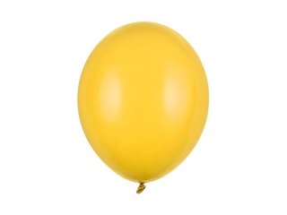 Balony lateksowe Strong, Żółte, Pastel Honey Yellow, 30cm, 100 szt.