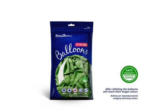 Balony lateksowe Strong, zielone, Metallic Bright Green 12cm, 100 szt. Balony lateksowe Strong, zielone, Metallic Bright Green 12cm, 100 szt.