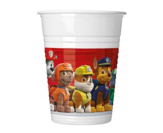 Kubeczki plastikowe Psi Patrol 200ml, 8 szt.