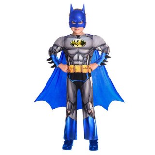 Strój, Kostium przebranie Batman niebieski Brave&Bold 4-6 lat